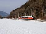 Der 5022 022 am 09.02.2019 unterwegs bei Pöckau.