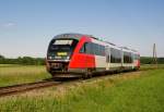 5022 033 am Abend des 05.06.2010 als R2784 von Oberwart nach Friedberg, kurz vor dem nchsten Halt in Riedlingsdorf.