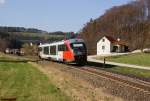 5022 043 fhrt als R2754 von Aspang nach Wiener Neustadt Hbf. Petersbaumgarten, 28.03.2012