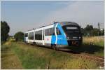 Der einzige blaue BB Desiro, 5022 045  S-Bahn Steiermark  fhrt als R 4706 (S3) von Graz Hbf nach Fehring.