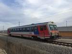 5047 035-0  fährt  in Wien am 10.03.2018 zwischen - der noch nicht fertigen Haltestelle - Aspern Nord und - der bald aufgelassenen Haltestelle - Hausfeldstraße.