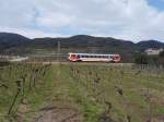 Der 5047 027-7 ist am 21.03.09 bei Weienkirchen in der Wachau Richtung Spitz an der Donau unterwegs.