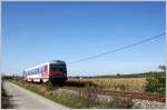 Eine Nebenbahn im Wiener Raum, von der ich bisher kaum Bilder sah, ist das sogenannte Schweinbarther Kreuz: Hier 5047 086 zwischen Pillichsdorf und Gro Engersdorf, 16.10.11