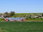 5047 065-7 durchstreift als R3475 die frhlingshafte Landschaft entlang der Hausruckbahn; 120428