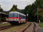 Der 5047 098 am 29.09.2012 bei der Einfahrt in Hausruck.