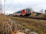 5047 064-0 entschwindet als R5975 aus dem Bahnknotenpunkt Ried; 140221