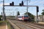 5047 055-8 fährt am 15.August 2014 in die Hst.