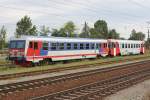 5047 058-2 und 5047 012-9 am 17.August 2014 in Gänserndorf.