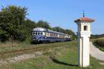 Der  blaue Blitz  5145 wurde 1952 bis 1957 in Wien von der SGP (Simmering-Graz-Pauker AG) als Triebwagen für Jugoslawien gebaut.