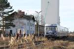 ÖSEK 6645.02 und 5145.11 am 10.Dezember 2016 als SR 17334 in Haugsdorf.