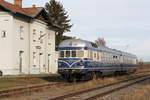 ÖSEK 5145.11 und 6645.02 am 10.Dezember 2016 als SR 17334 in Kadolz-Mailberg.