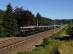 Die 1010 015 mit einem Sonderzug am 01.07.2018 unterwegs bei Wernstein.