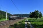 1010 015 mit einem Sonderzug am 03.06.2018 bei Wernstein am Inn.