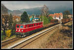 1010 003 mit G79635 bei Bruck an der Mur am 29.03.2001.