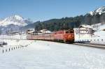 BB 1010 002-2 mit D 519, Fieberbrunn, 30.12.1988