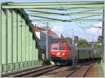 Die 1010 003 fhrt mit D 17388 von Wien FJB ber die Wiener Vorortelinie zur Sonnwendfeier nach Melk.