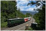 1010.10 fährt mit dem Formel 1 Sonderzug 14039 von Wien nach Spielberg, und anschließend weiter als LP nach Unzmarkt.