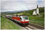 Mit dem Messzug SPROB 97721 waren auch heute wieder die beiden E-Loks 1014 003 + 1014 014 zwischen Neumarkt und St.Veit an der Glan unterwegs.