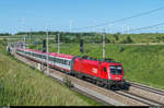 Planverkehr auf der Schnellfahrstrecke der neuen Westbahn am 29.