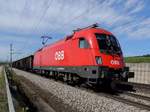 1016 038-2 bei Seekirchen/Wallersee gegen 10:45, mit einer Ea-Zugleistung; 170501 