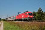 ÖBB Siemens Taurus 1016 049-9 mit Eurocity am 12.08.20 bei Eglharting