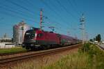 ÖBB Siemens Taurus 1116 152-0 mit Railjet am 23.06.22 bei Mannswörth