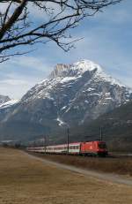 1016 031 mit OEC 569 in Flaurling (22.02.2008)