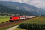 1016 010 mit OEC 662 bei Vomp (28.08.2008)