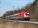 1016 016 mit IC bei Brannnenburg am 23.03.2010