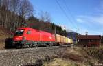 BB 1016 035-6 mit Ganzzug inno freight Richtung Wrgl, KBS 201 Salzburg-Tiroler-Bahn Innsbruck - Saalfelden, fotografiert bei Pfaffenschwendt am 22.11.2011    