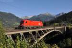 1016 016 am 08.09.2012 auf der Angertalbrcke bei Anger