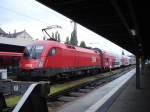 1016 028-1 OBB mit CityShuttle, Lindau Hbf,31-05-2013 - Bahnvideos in Youtube - http://www.youtube.com/user/cortiferroviariamato/videos