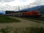 1016 001 mit EC 112 (Klagenfurt Hbf/Zagreb Glavni kol.