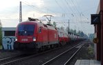 ÖBB 1016 040 am 13.05.16 in Maintal Ost mit einen Containerzug 