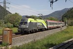 1016 014 mit EC151 bei Mixnitz am 23.05.2016.