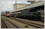 Graz Hbf: Ankunft des Railtop Sonderzuges E 16231 aus Wien, bespantn mit 1020 042 am 19.5.2007.