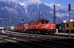  1020 003 + 1110 018  Innsbruck  16.03.91 