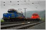 1020 018 (BJ 1939) der Lienzer Eisenbahnfreunde empfngt am 6.6.2009 ihre deutsche Kollegin 1020 041 (BJ 1944) der MWB mit dem  SDG 90533 (Ersatzleistung fr DG 54533), von Salzburg Gnigl kommend, in