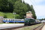 ARGE 1041.15 am 28.6.2017 mit dem SR 14685 im Bahnhof Semmering.