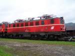 Die 1041.020 im Eisenbahnmuseum Ampflwang am 07/08/2010.