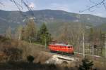 1041.202 kehrt nach der Schiebeleistung am GAG-48182 wieder vom Semmering zurück.