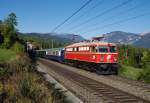 1042 23  Silvia  war am 18.10.2011 mit dem Sonderzug D17635 von Wien FJB zum Bahnhof Semmering unterwegs.