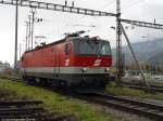 OeBB 1044 033-7 als LZ  bei der Einfahrt in Buchs SG am 02.11.03 