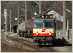 1044 092 bei Verschubarbeiten in Trofaiach am 25.2.2008.