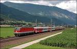 Wiedereinmal ist der InterCity 512  HOTEL IBIS  von Graz Hbf nach Innsbruck Hbf bunt zusammengewrfelt.