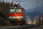 1044 008 auf der Strecke von Knittelfeld nach Zeltweg.