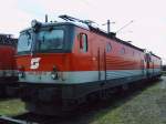 Die ehemalige Eurolok  1044 018-8 war am 23.04.2006 in Wels abgestellt.