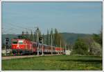 1044 119 bespannte am 16.4.2007 REX 2114 „Waldviertel-Kurier“ von Wien nach Gmnd.