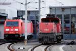 DB 185 346 und ÖBB 1063 026 am 13.05.2017 in Graz Hbf