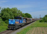 Die Ex-Hybrid-Lok 1063 039 bediente am Vomrittag des 07.Mai 2018 die Ab Werndorf als  SBED 75773 mit dem vollen WeKo.